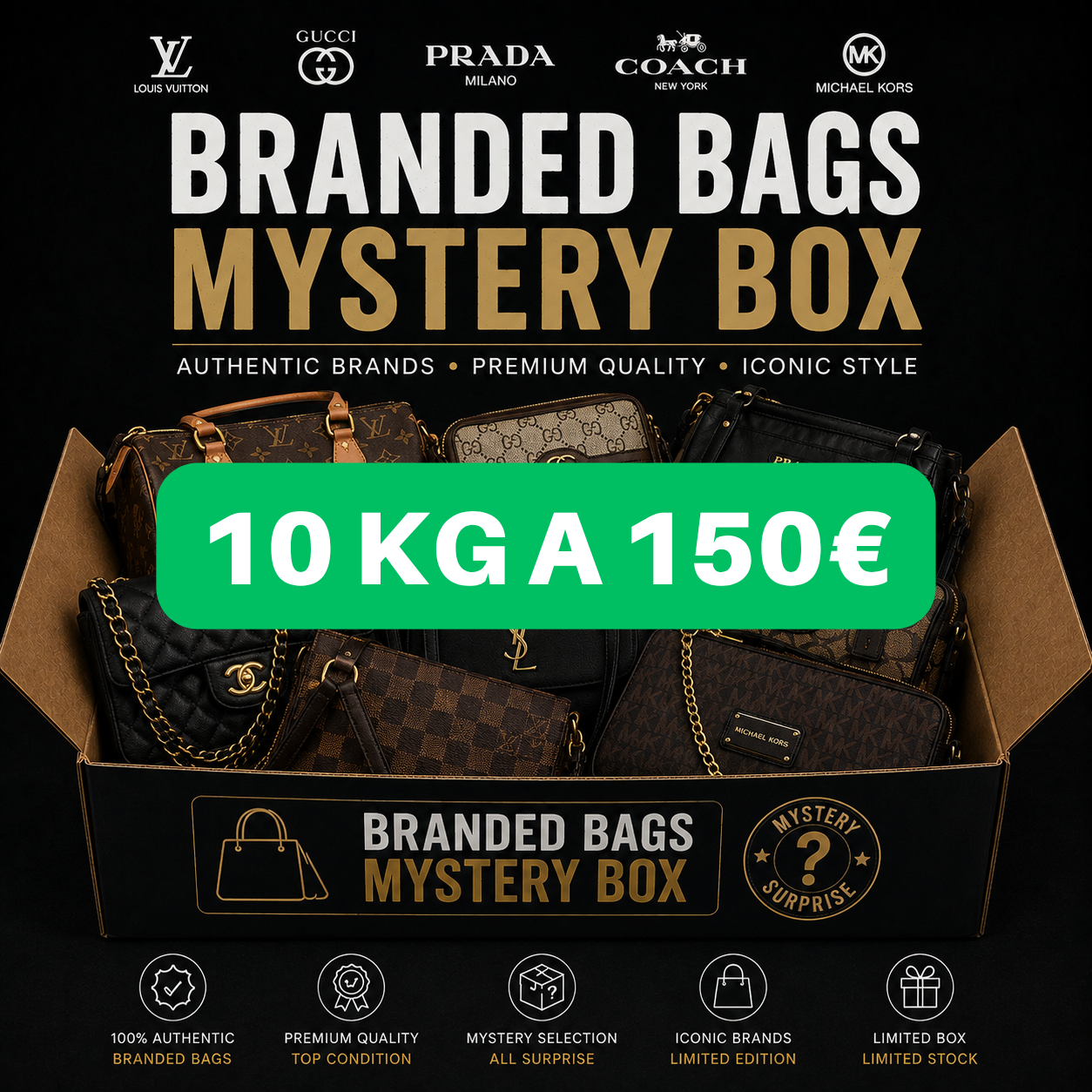 BRANDED BAGS BOX