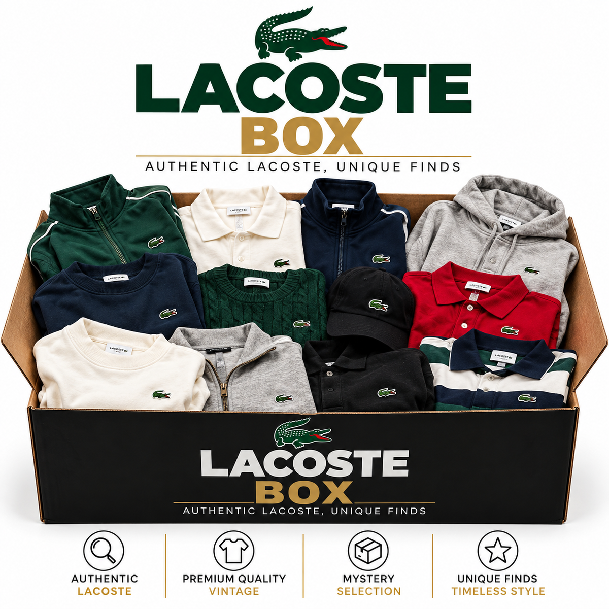Lacoste Box – Abbigliamento Firmato al KG
