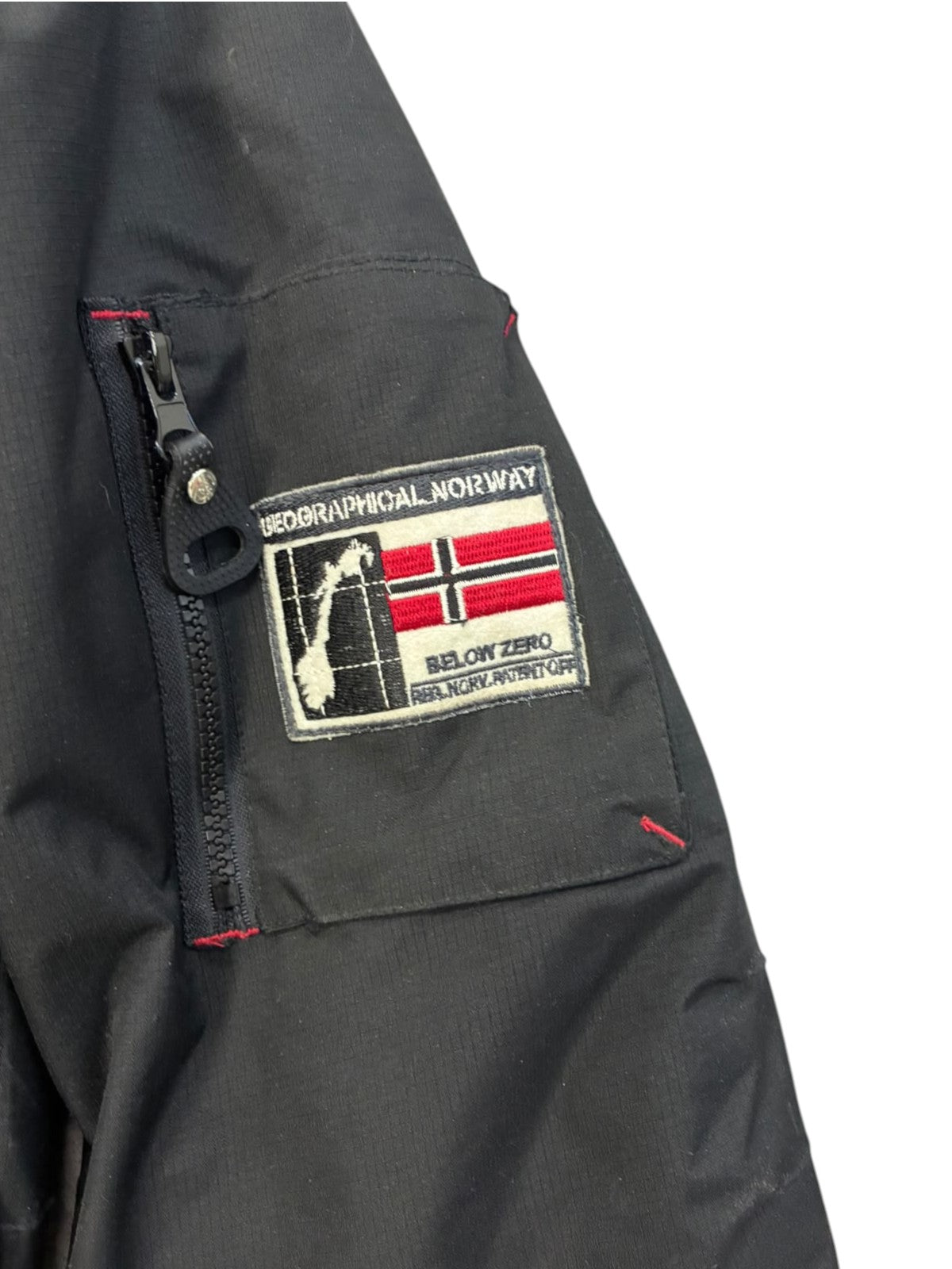 Geographical Norway Outdoor – Giubbotto Nero con Cappuccio – Taglia M #2