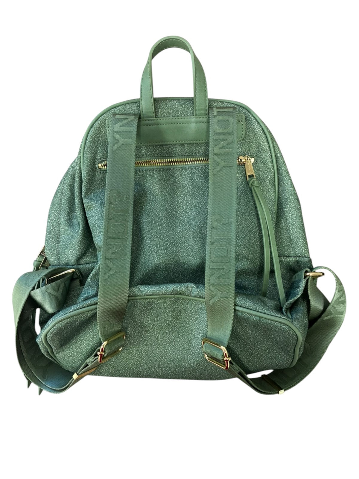 YNot? Milano – Zaino Donna Verde Salvia con Dettagli Oro #3