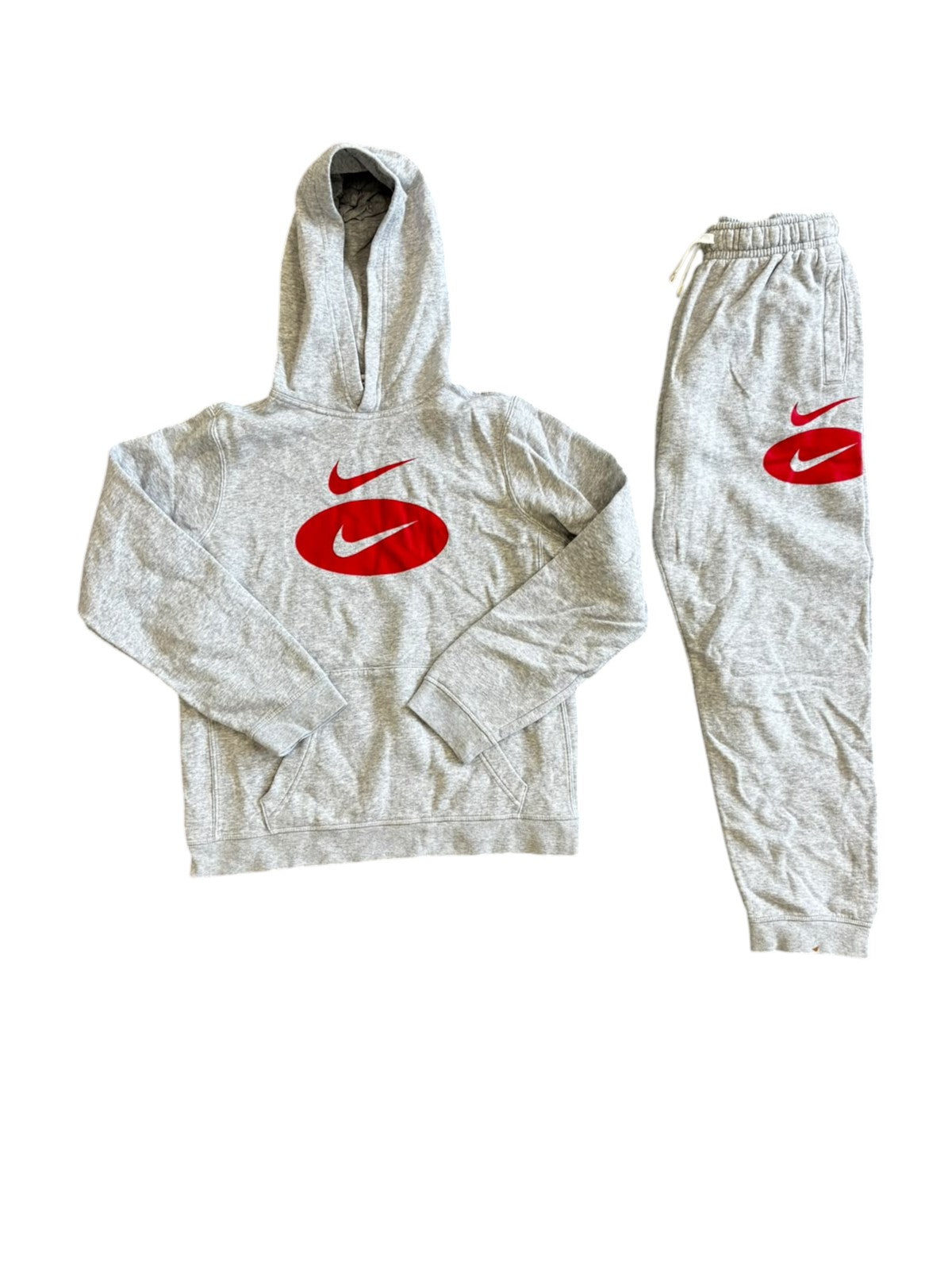 Nike Completo Tuta Grigio Taglia S – Felpa con Cappuccio + Pantaloni #7