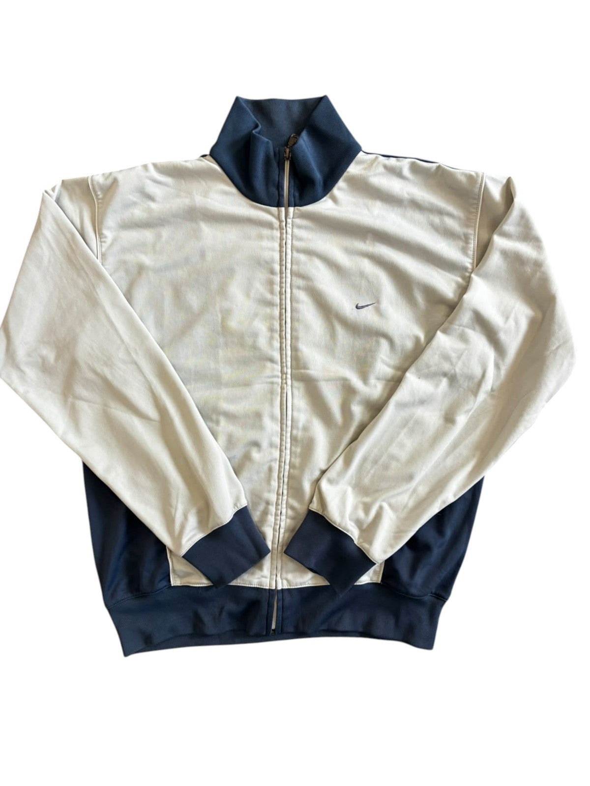 Felpa Nike Vintage Full Zip Bianco/Blu – Taglia M #9