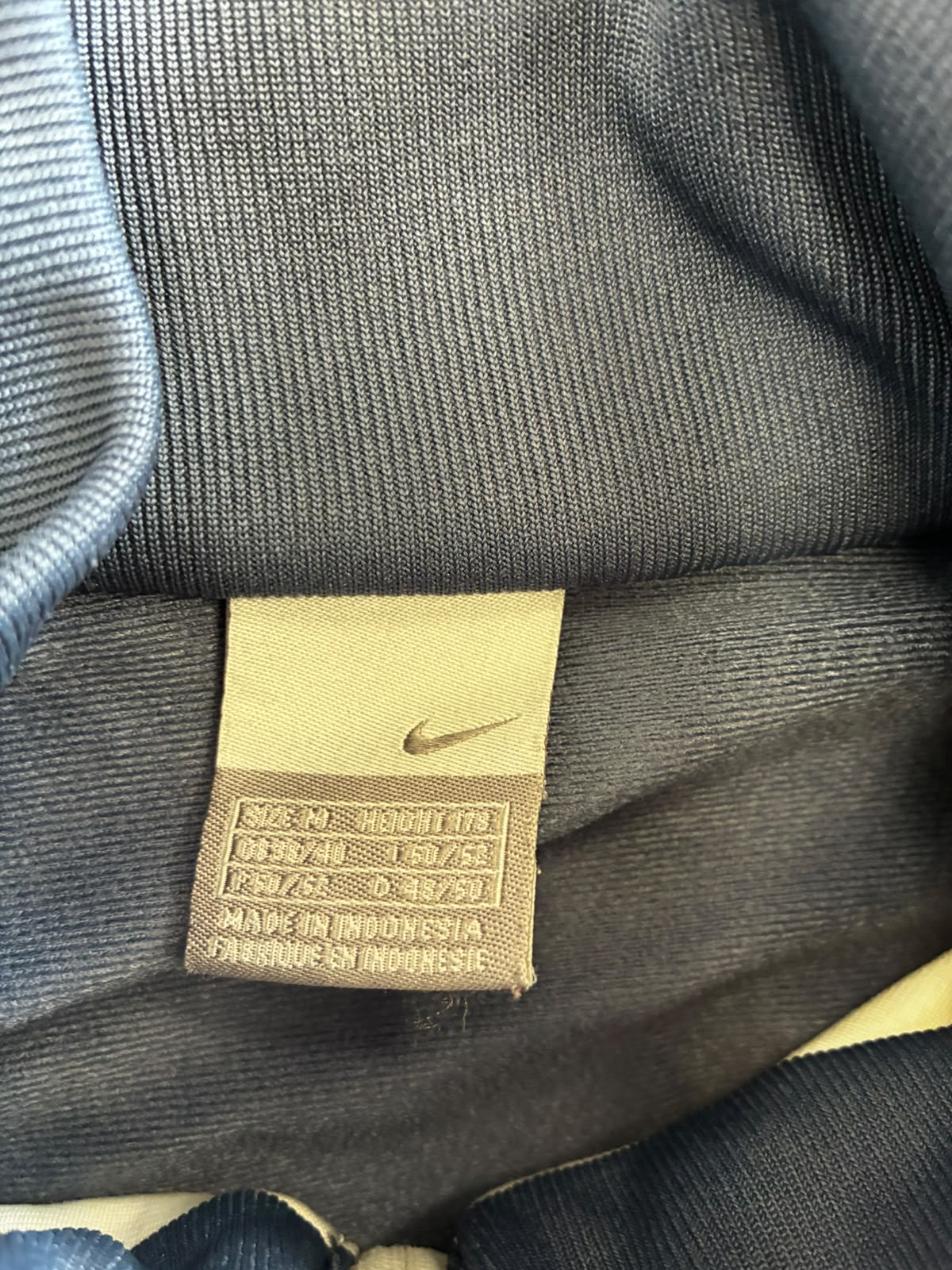 Felpa Nike Vintage Full Zip Bianco/Blu – Taglia M #9